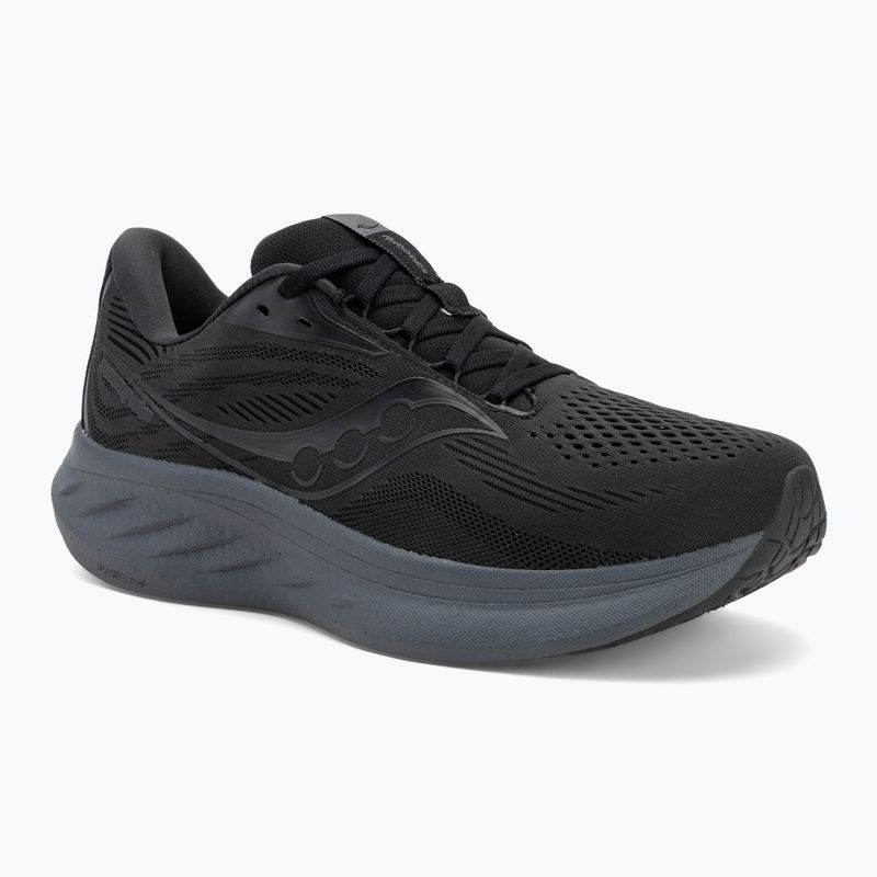 Herren Laufschuhe Saucony Ride 18 schwarz / shadow