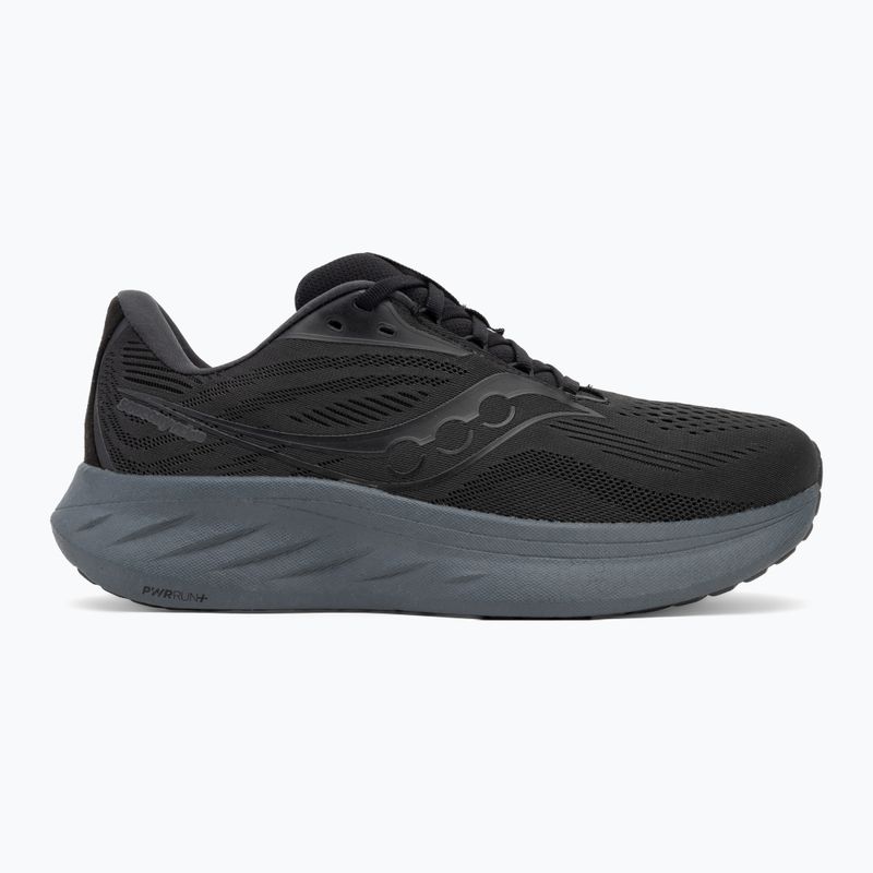 Herren Laufschuhe Saucony Ride 18 schwarz / shadow 2