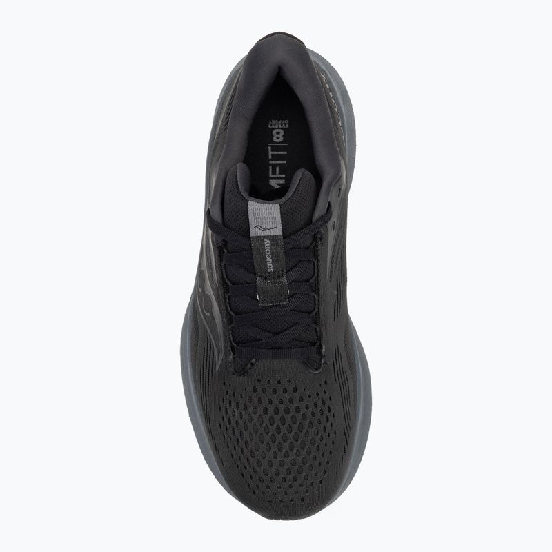 Herren Laufschuhe Saucony Ride 18 schwarz / shadow 5