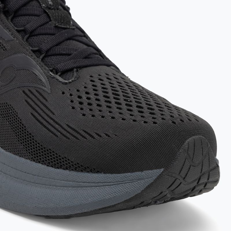 Herren Laufschuhe Saucony Ride 18 schwarz / shadow 7