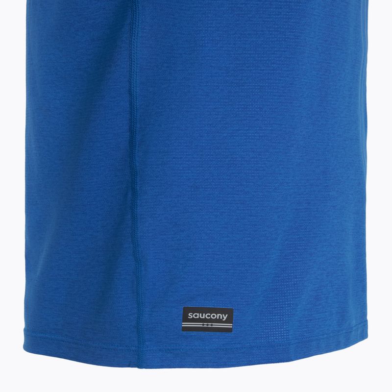 Saucony Stopwatch SS Herren Laufshirt Skydiver Heather 3