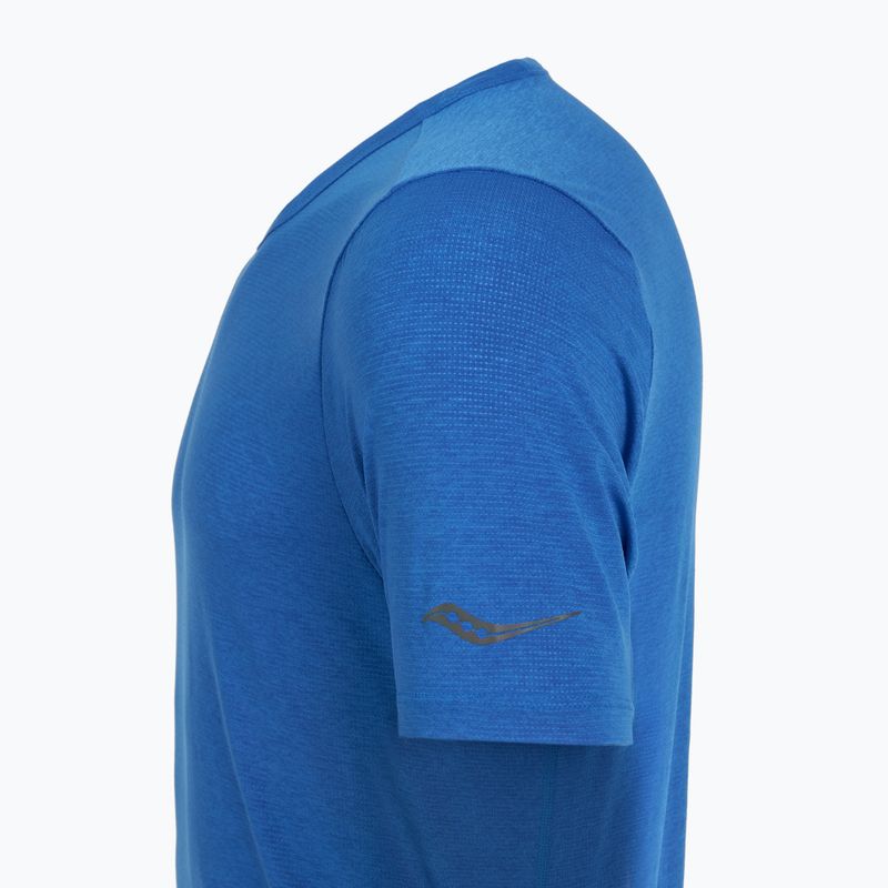 Saucony Stopwatch SS Herren Laufshirt Skydiver Heather 4