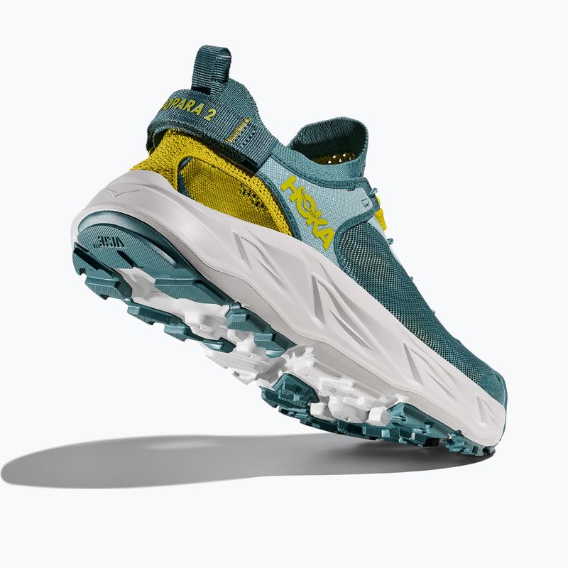 HOKA Herren Hopara 2 druzy/Bergnebel Sandalen 5