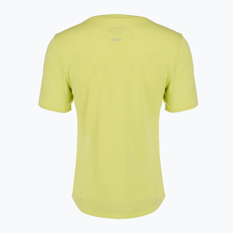 Damen Laufshirt Saucony Stopwatch SS sunny lime heather 2