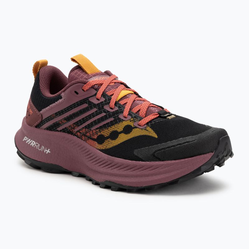 Damen-Laufschuhe Saucony Ride Trail 2 schwarz/terra