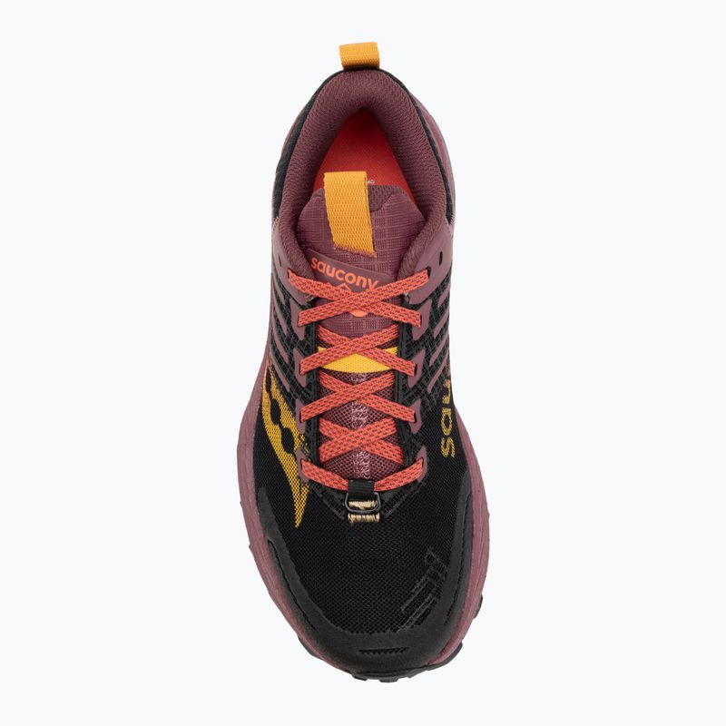 Damen-Laufschuhe Saucony Ride Trail 2 schwarz/terra 5