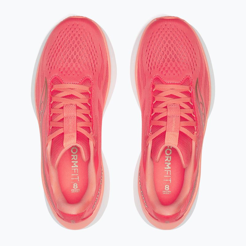Laufschuhe Damen Saucony Ride 18 coral/salmon 12