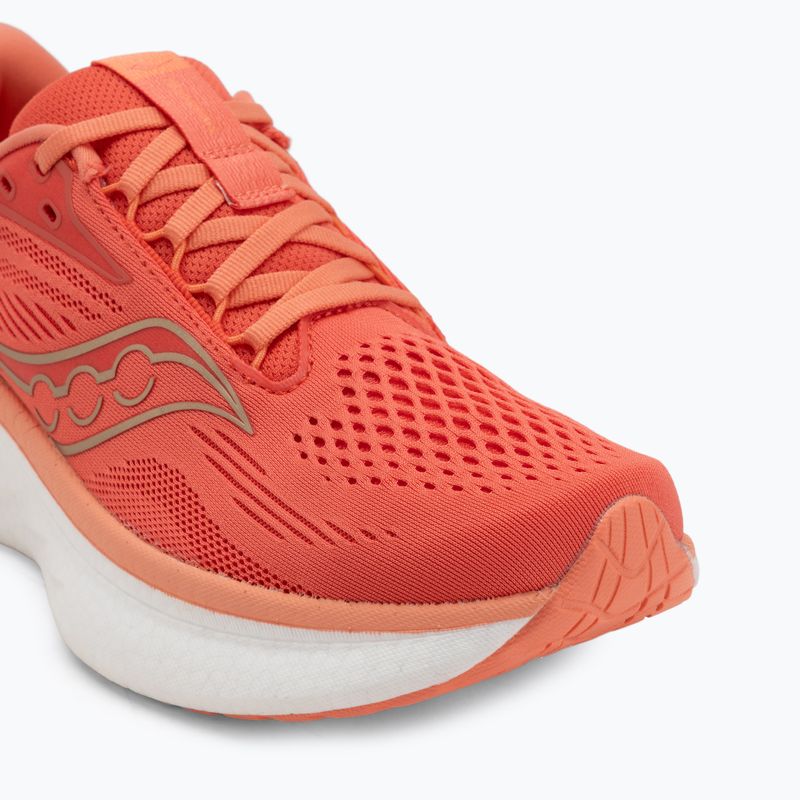Laufschuhe Damen Saucony Ride 18 coral/salmon 7