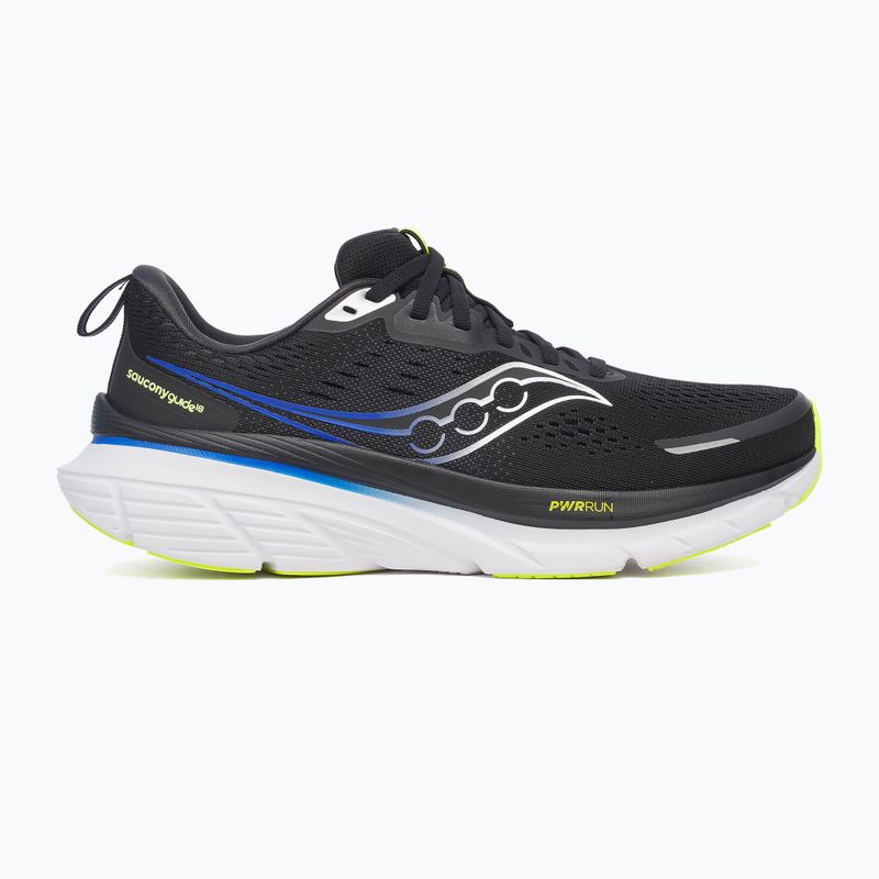Herren-Laufschuhe Saucony Guide 18 schwarz/lapis 8