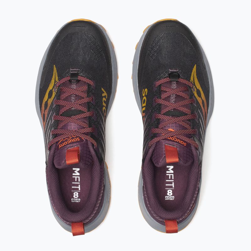 Herren-Laufschuhe Saucony Ride Trail 2 schwarz/herbst 5
