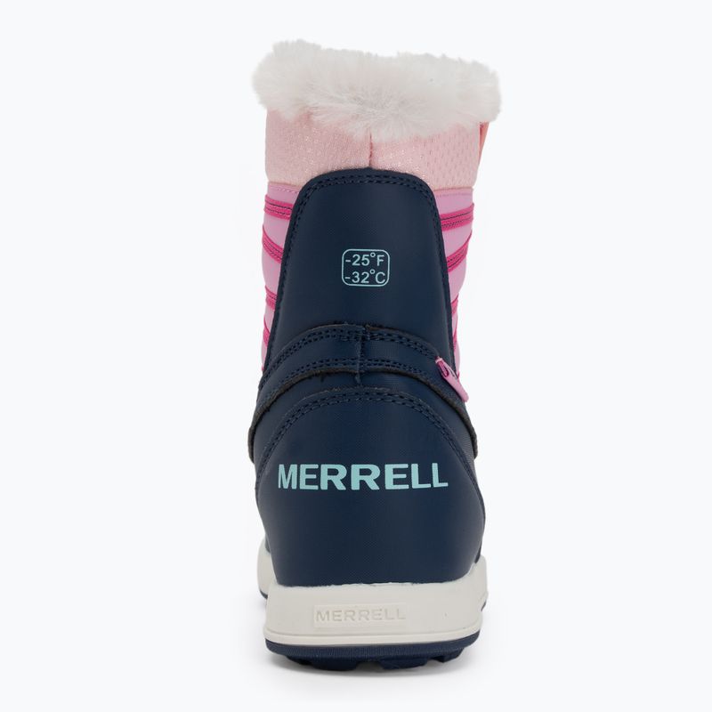 Kinder Schneestiefel Merrell Snow Bank 5.0 WP navy/pink 6