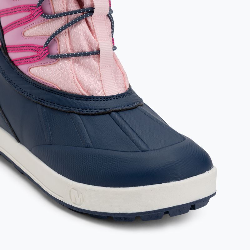 Kinder Schneestiefel Merrell Snow Bank 5.0 WP navy/pink 7