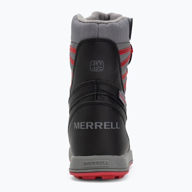 Kinder-Winterstiefel Merrell Snow Bank 5.0 WP black/red 6