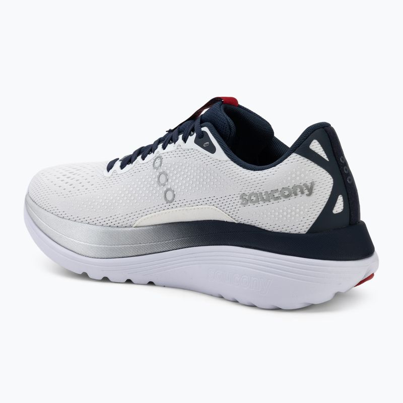 Herren Laufschuhe Saucony Endorphin Trainer white/navy 3