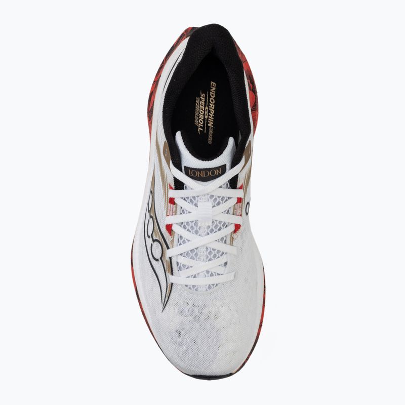 Herren-Laufschuhe Saucony Endorphin Speed 5 white/black 5