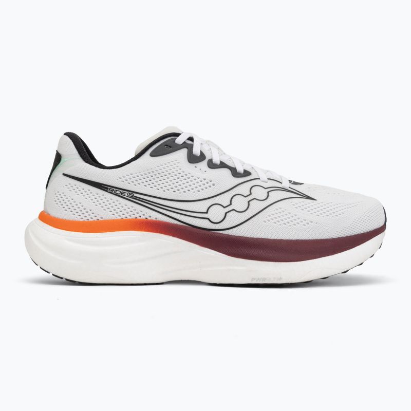 Herren-Laufschuhe Saucony Ride 19 white/crimson 2