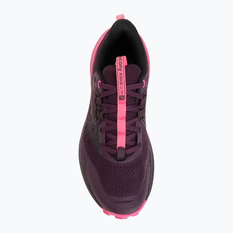 Laufschuhe für Damen Saucony Xodus Ultra 4 eggplant/shock 5