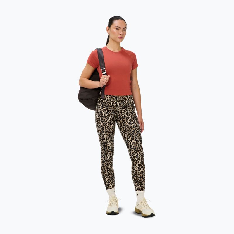 Damen Yoga-Shirt Sweaty Betty Athlete Crop Seamless Workout terrazzo red 2