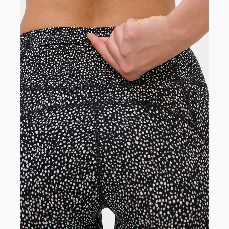 Damen-Trainingsleggings Sweaty Betty Power Workout 7/8 black micro dot print 5