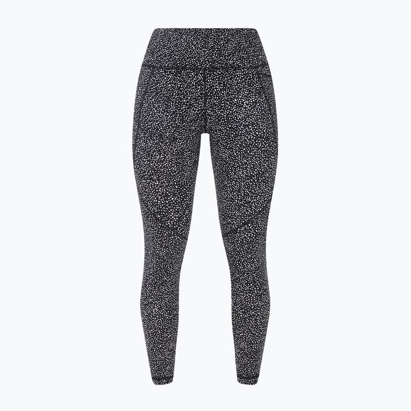 Damen-Trainingsleggings Sweaty Betty Power Workout 7/8 black micro dot print 7