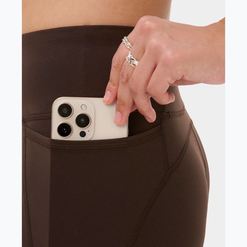 Damen-Trainingsleggings Sweaty Betty Power Workout 7/8 espresso brown 8