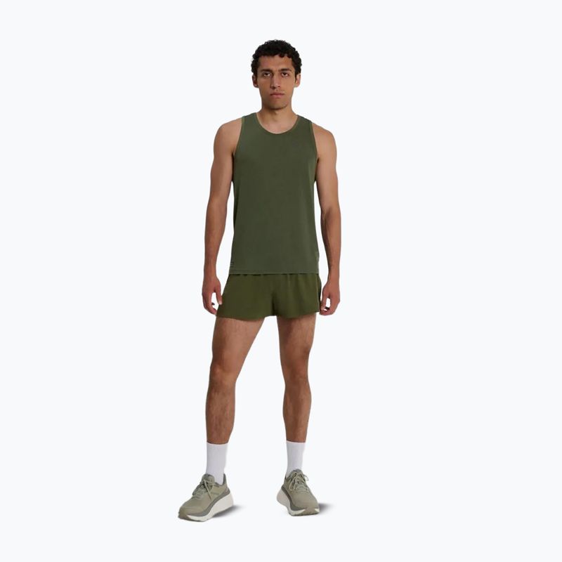Herren-Laufshirt Saucony Stopwatch Singlet fatigue heather 2