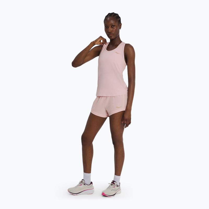 Damen-Laufshirt Saucony Stopwatch Singlet silk heather 2