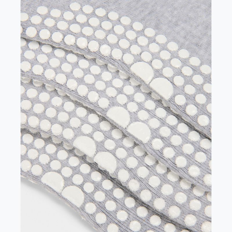 Damensocken Sweaty Betty Pilates Crew Gripper 2 pary light grey marl 3