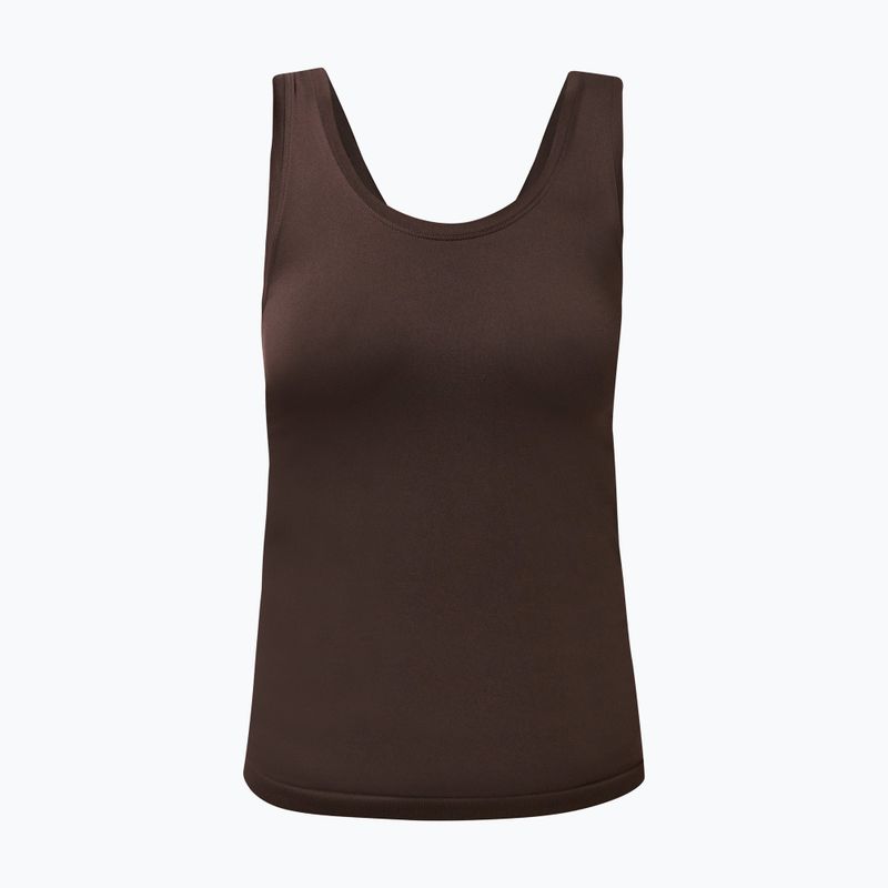 Damen Yoga-Shirt Sweaty Betty Seamless Ruched Tank espresso brown 6