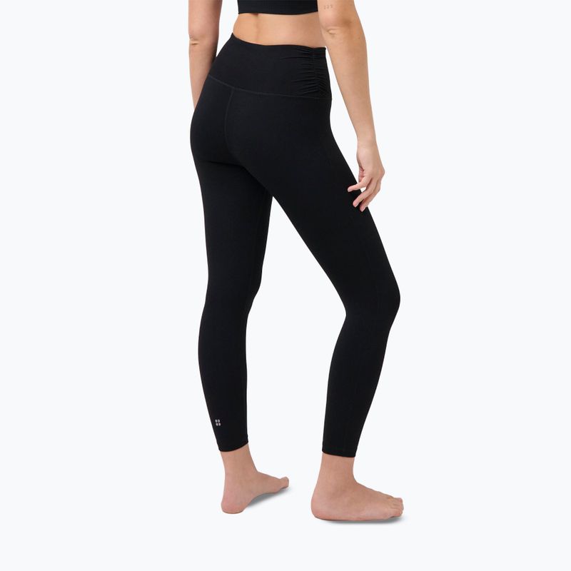 Damen-Trainingsleggings Sweaty Betty Ultimate Studio 7/8 Ruched black 3