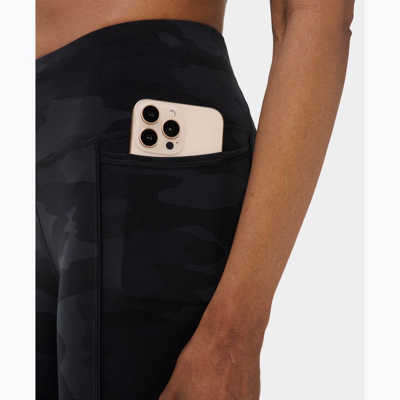Damen-Trainingsleggings Sweaty Betty Power Piping Workout 7/8 ultra black camo print 6