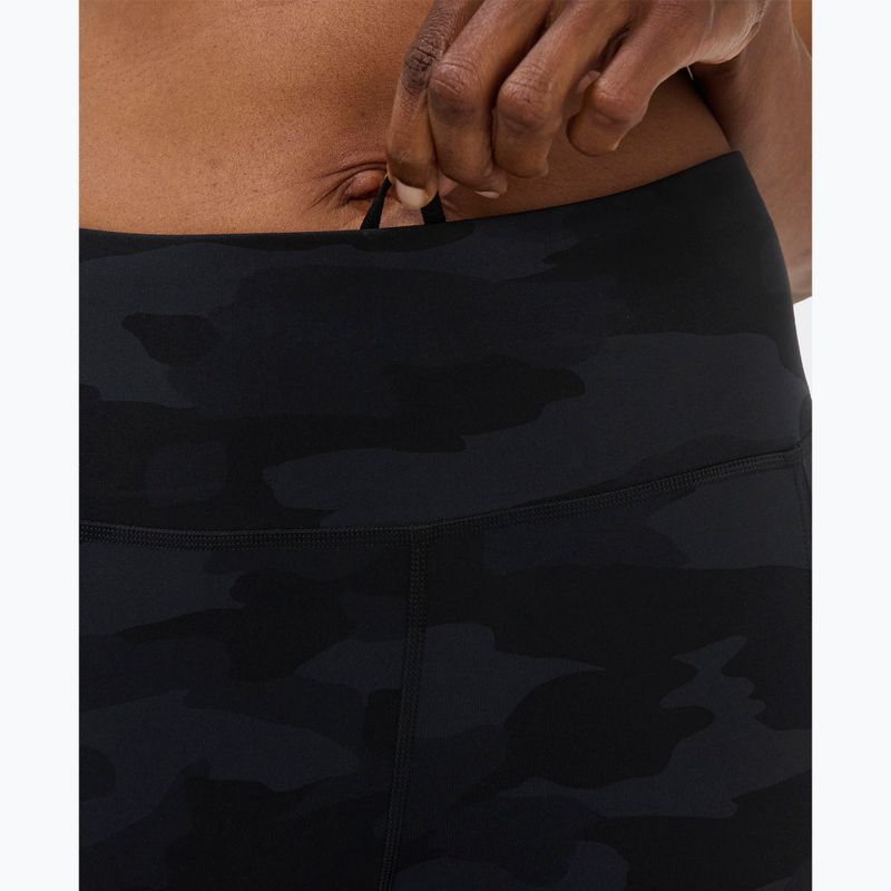 Damen-Trainingsleggings Sweaty Betty Power Piping Workout 7/8 ultra black camo print 7