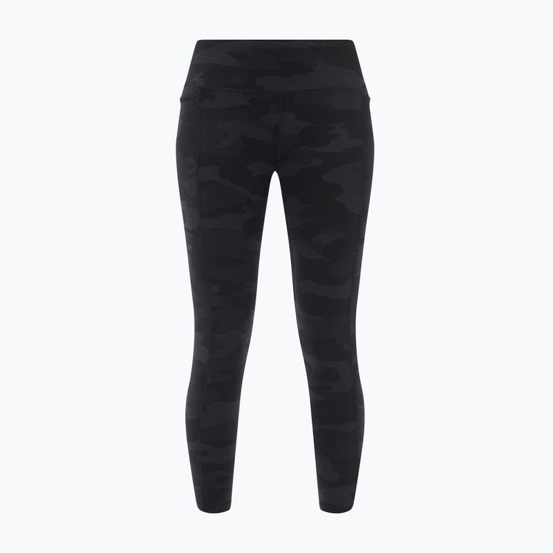 Damen-Trainingsleggings Sweaty Betty Power Piping Workout 7/8 ultra black camo print 10