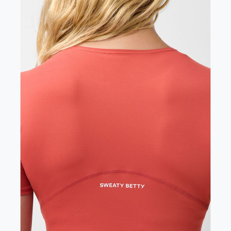 Damen Yoga-Shirt Sweaty Betty All Day Wrap terrazzo red 5