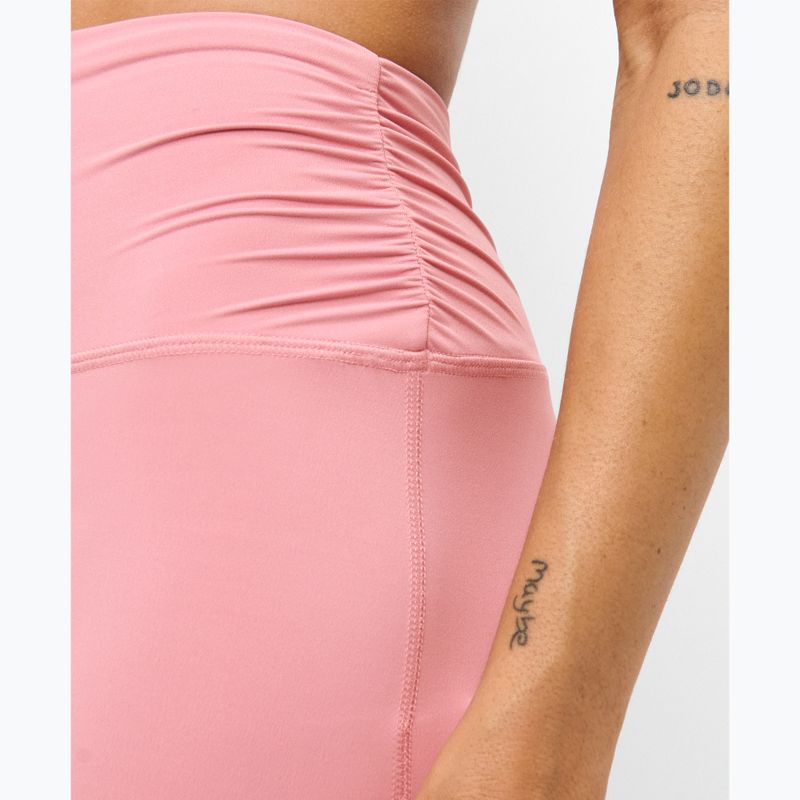 Damen-Trainingsleggings Sweaty Betty Ultimate Studio 7/8 Ruched dark deco pink 5