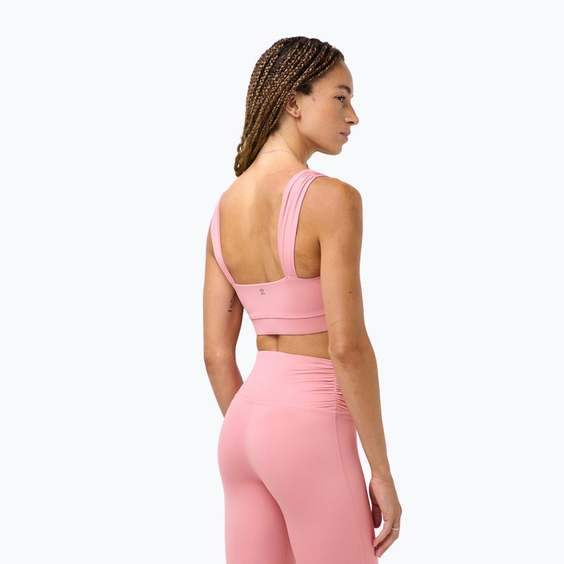 Sport-BH Sweaty Betty Ultimate Studio Ruched dark deco pink 3