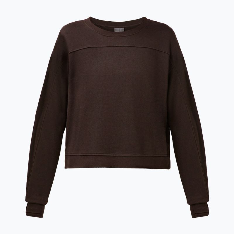 Damenpullover Sweaty Betty After Class Yoke Crop espresso brown 6