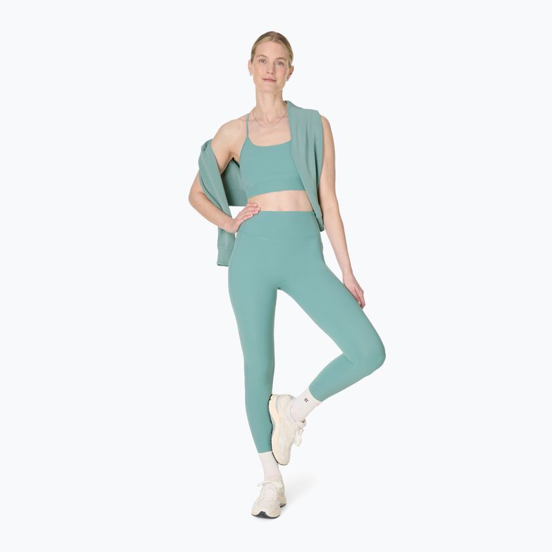 Damen-Trainingsleggings Sweaty Betty Ultimate Studio Ribbed green 3