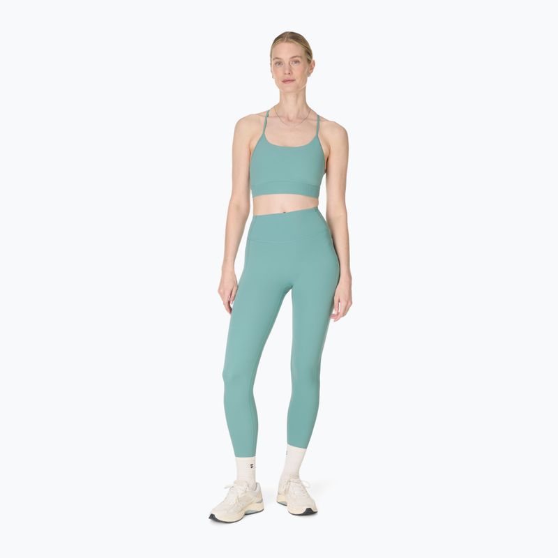 Damen-Trainingsleggings Sweaty Betty Ultimate Studio Ribbed green 8