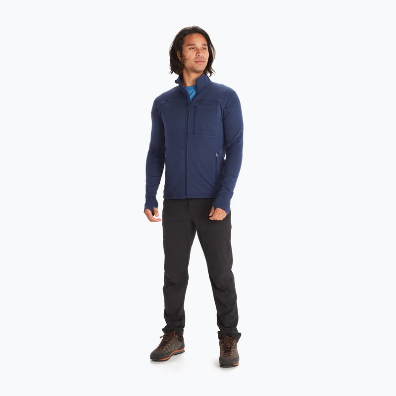 Marmot Preon Herren Fleece-Sweatshirt navy blau M11783 5