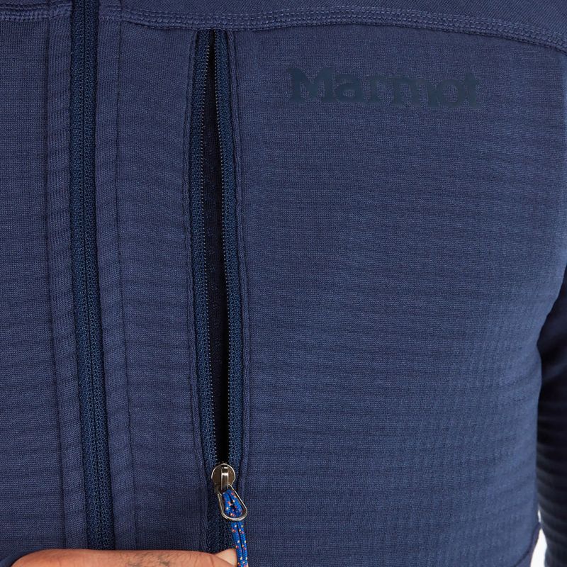 Marmot Preon Herren Fleece-Sweatshirt navy blau M11783 7