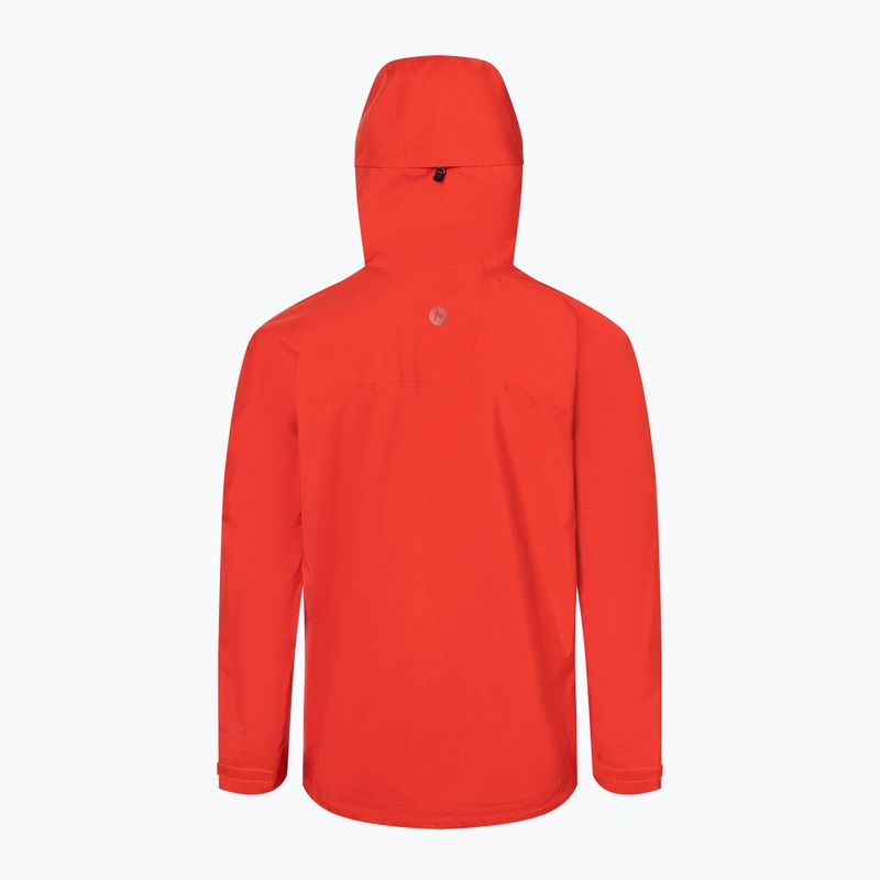 Marmot Alpinist Gore Tex Herren Regenjacke rot M12348 2