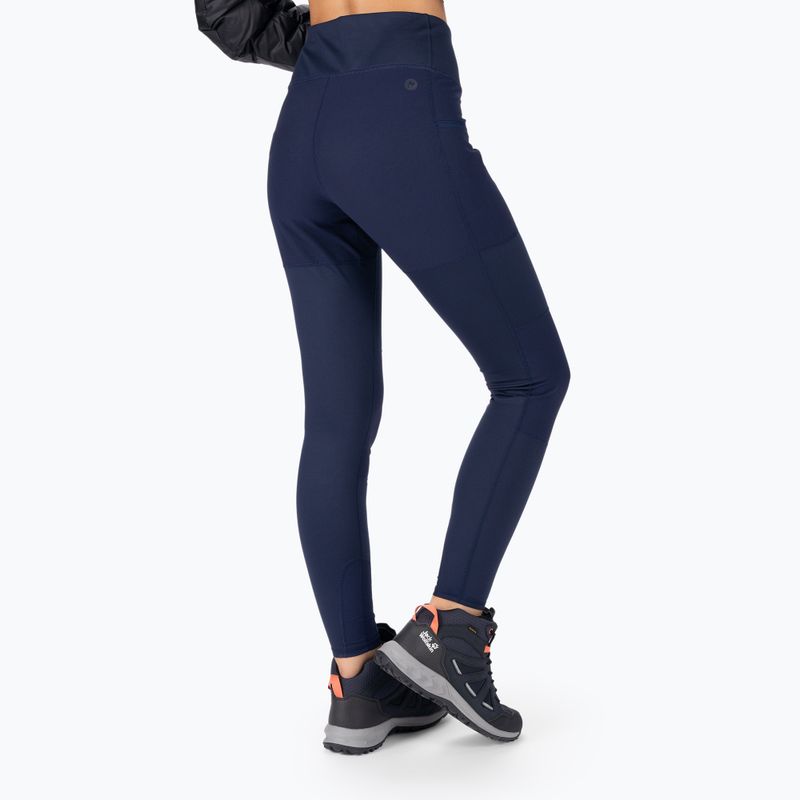 Marmot Damen Trekkinghose Winter Mountain Active Hybrid Tight navy blau M13286 3