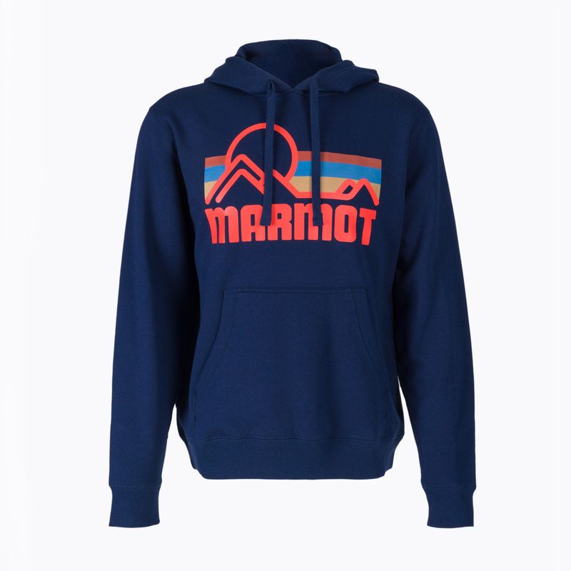 Marmot Coastal Hood Herren-Trekking-Sweatshirt navy blau M13635