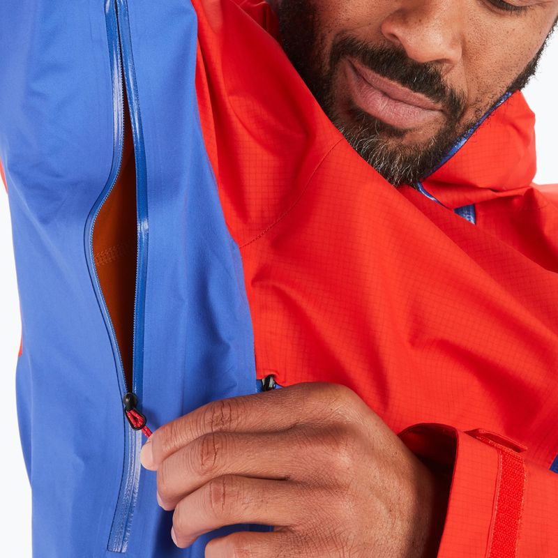 Marmot Mitre Peak GTX Herren Regenjacke rot-blau M12685-21750 4