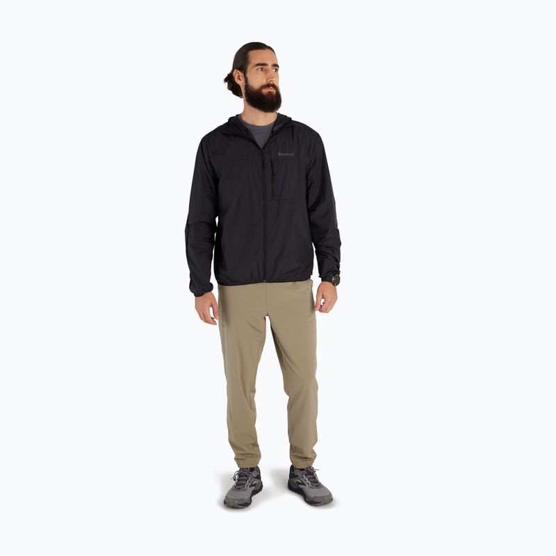 Herren Marmot Superalloy Bio Wind Jacke schwarz 2