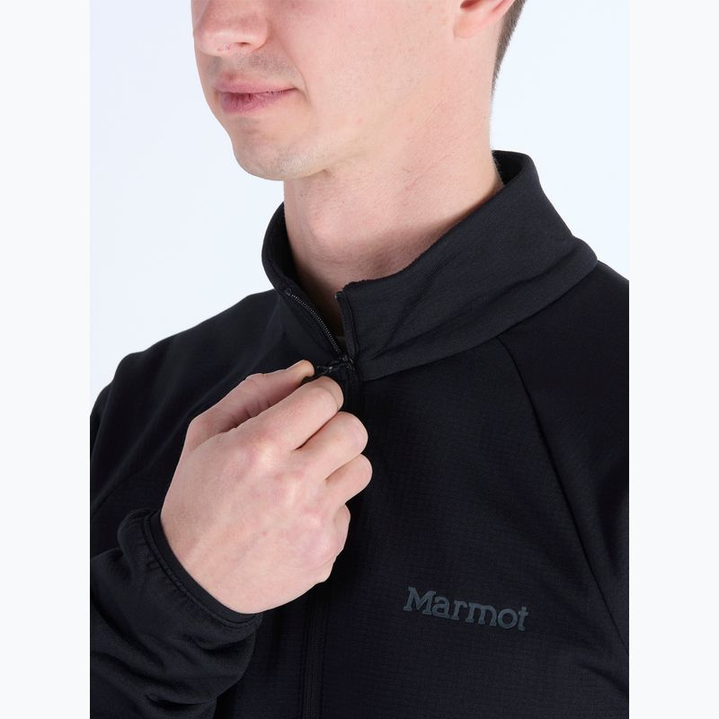 Marmot Herren Fleece-Sweatshirt Leconte Fleece 1/2 Zip schwarz 3