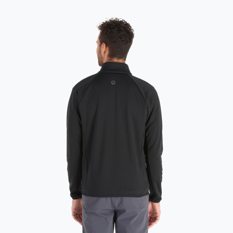 Men's Marmot Leconte Fleece Sweatshirt schwarz 3