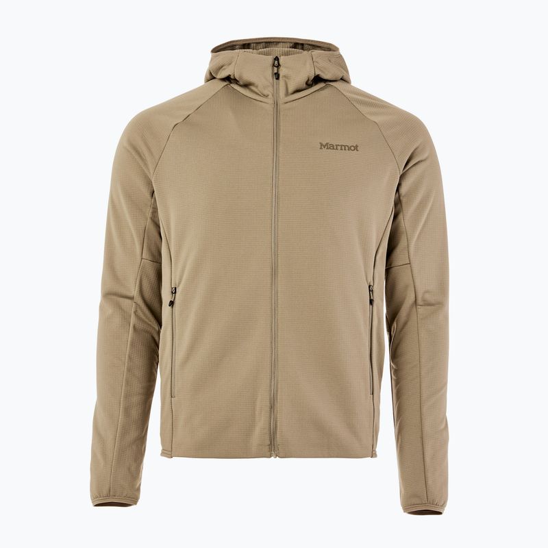 Herren Marmot Leconte Full Zip Hoody vetiver Fleece-Sweatshirt