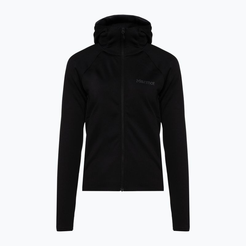 Marmot Leconte Fleece-Kapuzenpullover für Damen schwarz 7